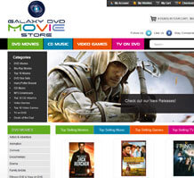 Galaxy Movie Entertainment Web Design
