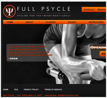 Full Psychle Fitness Web Design